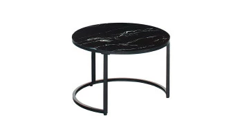 Czarny stolik kawowy